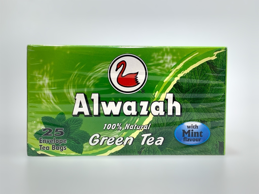 Alwazah Green Tea With Mint 25 Tea Bags