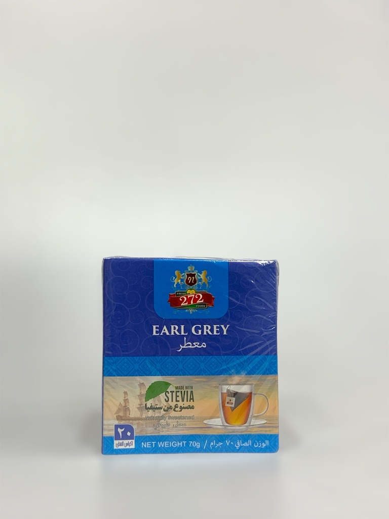 Fresh 272 Foods Earlm Grey With Stevia 20 Tea Bags