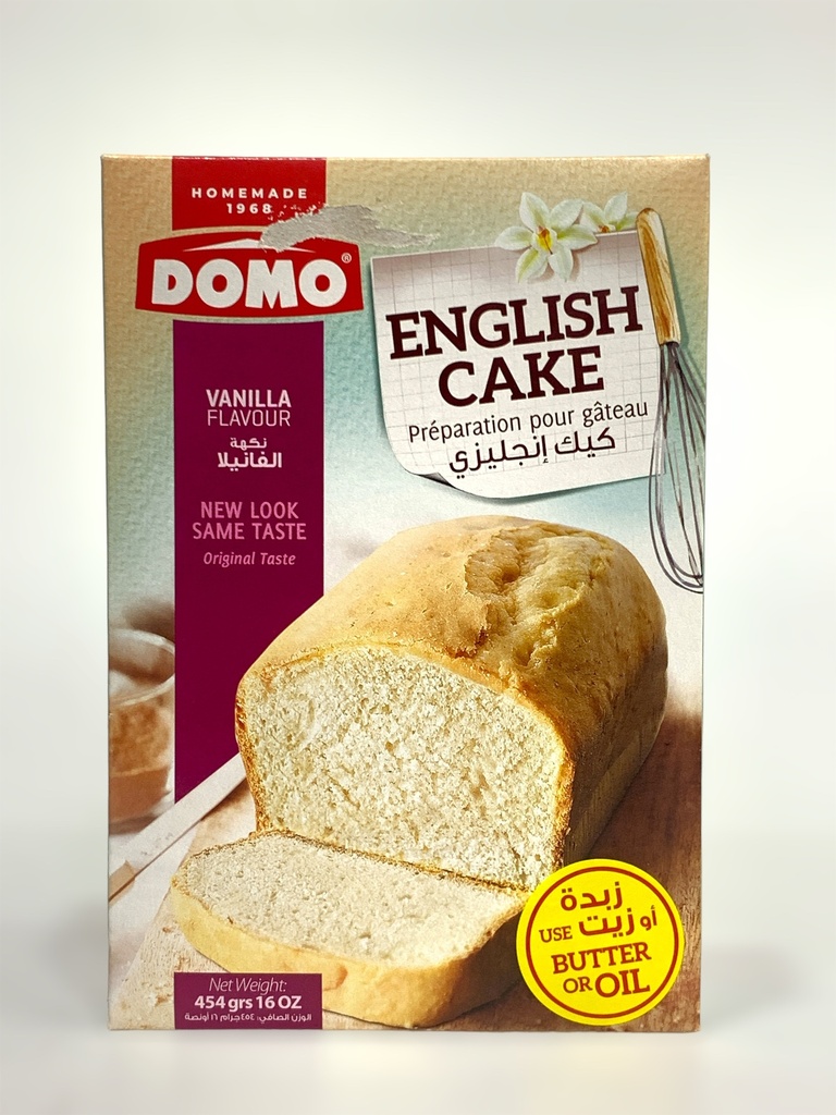 Domo English Cake Vanilla 454g