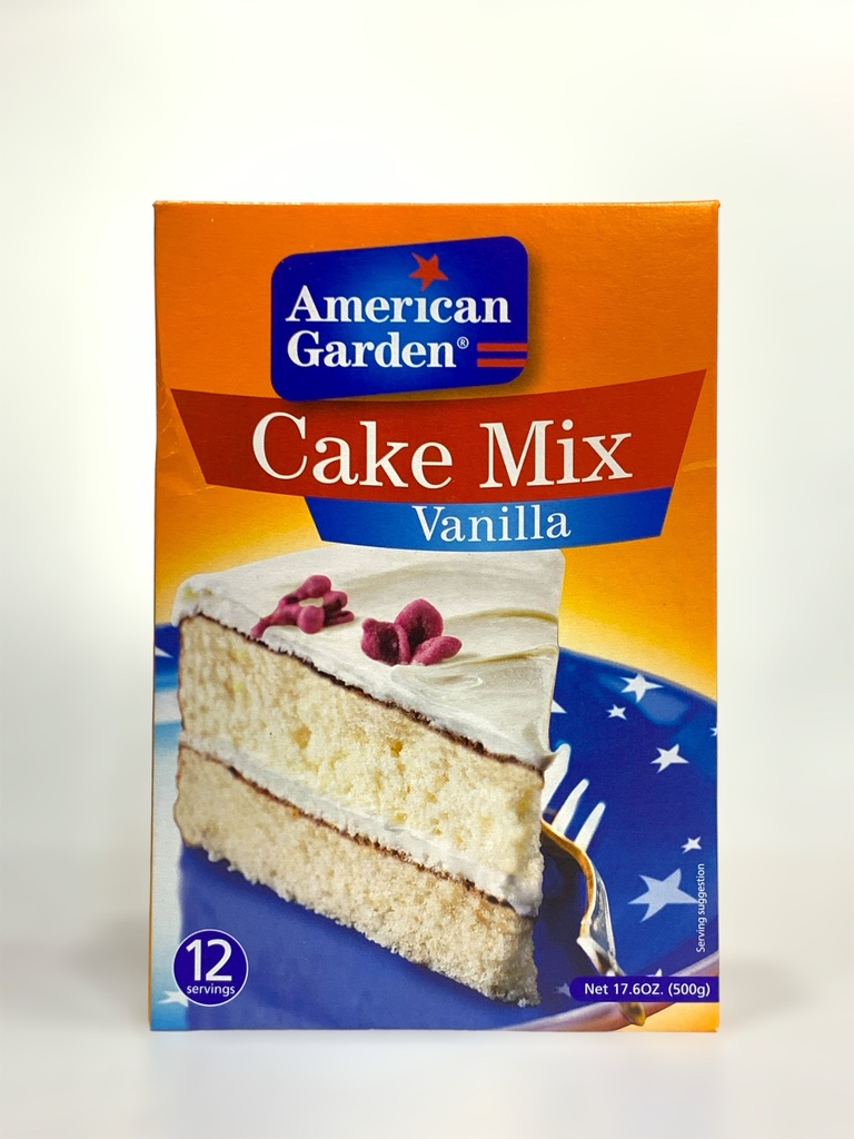 American Garden Cake Mix Vanilla 500g