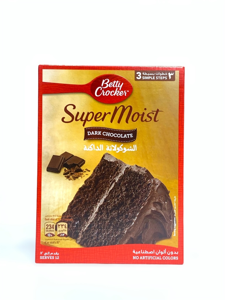 Betty Crocker Super Moist Dark Chocolate 500g