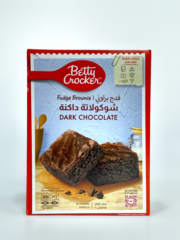 Betty Crocker Fudge Brownie Dark Chocolate 500g