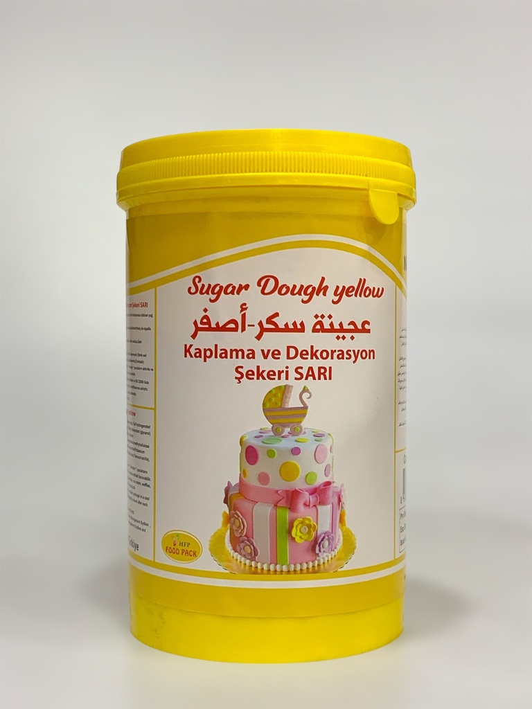 Food Pack Sugar Dough Yellow 1Kg