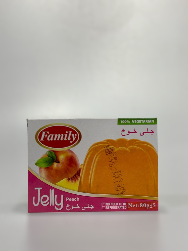 Family Jelly Peach 80g