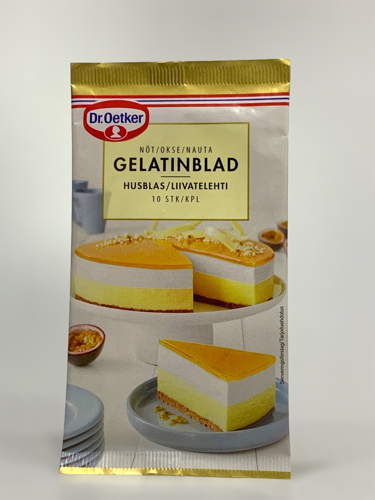 Dr Oetker Gelatinblad 19g