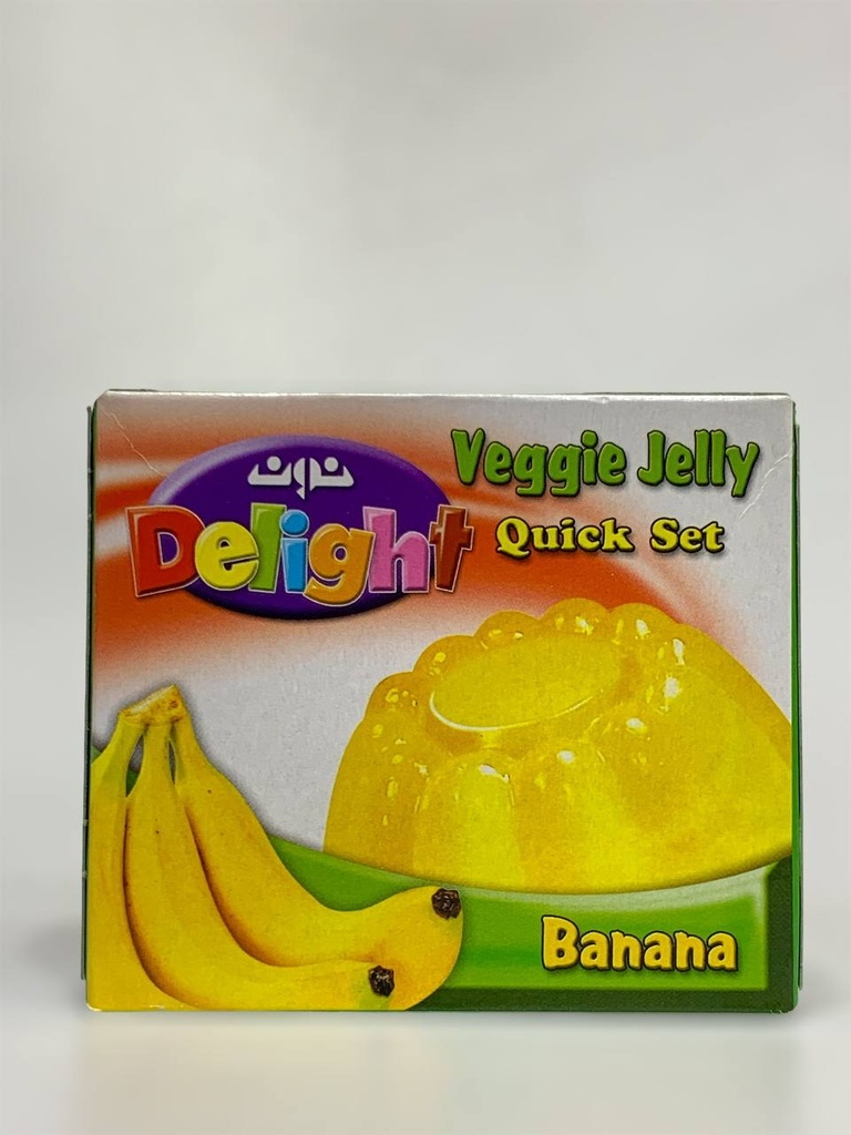 Delight Veggie Jelly Quick Set Banana 85g