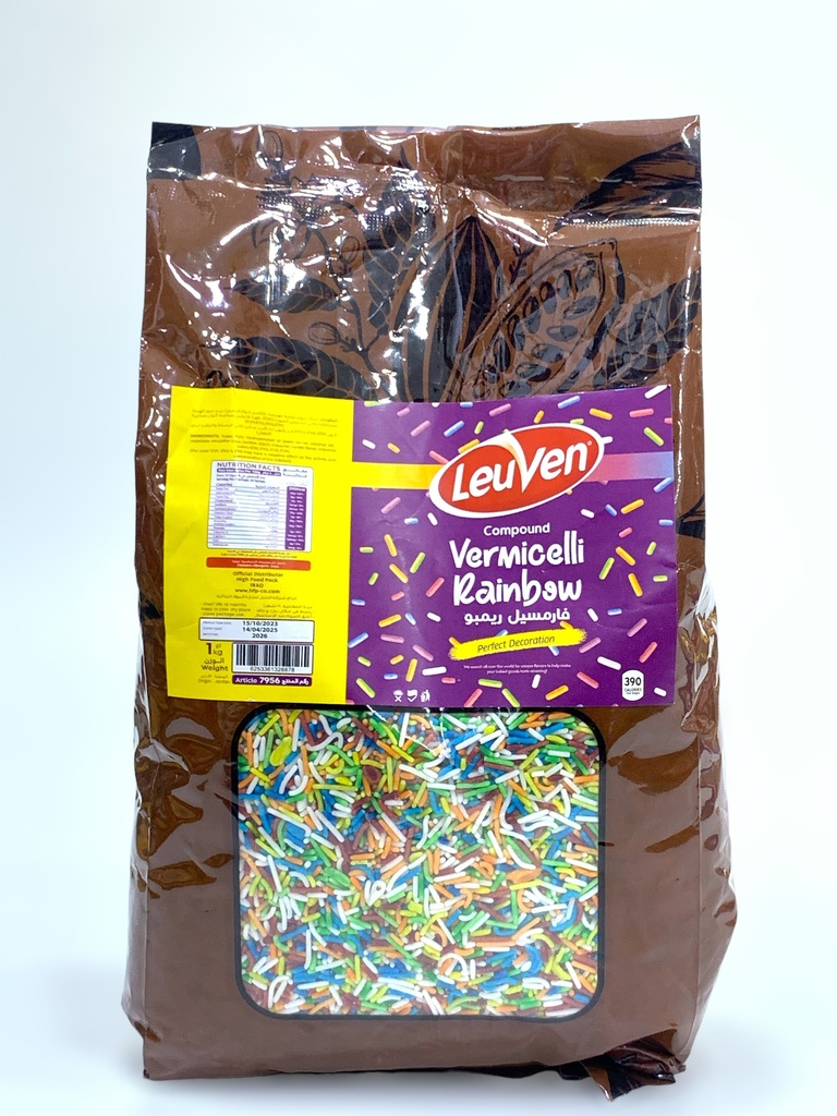 Leuven Compound Vermicelli Rainbow 1Kg