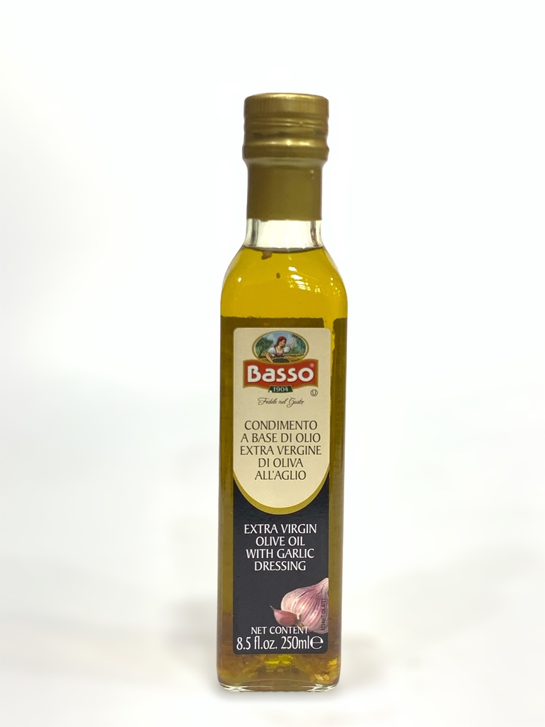 Basso Extra Virgin Olive Oil With Garlic Dressing 250ml