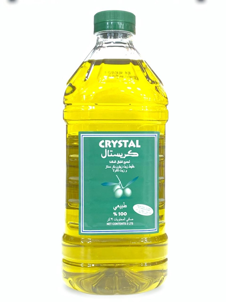 Crystal 40% Extra Virgin Olive Oil And 60% Canola Oil 2L