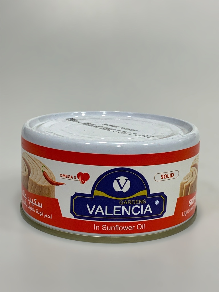 Valencia Skipjack Light Meat Tuna With Chili In Sunflower Oil 170g