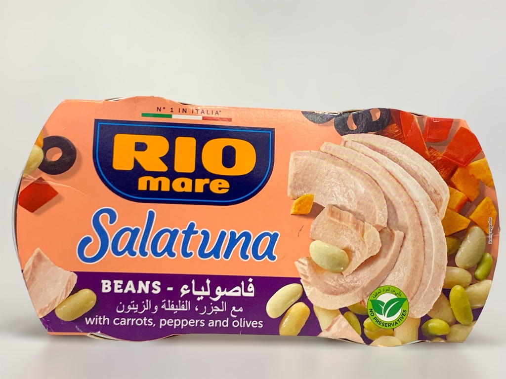 Rio Mare Salatuna Beans With Carrots Peppers And Olive 2*160g