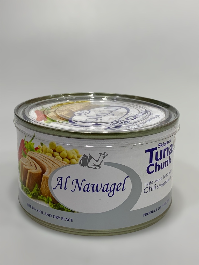 Al Nawagel Light Meat Tuna In Chili And Vegetable Oil 400g