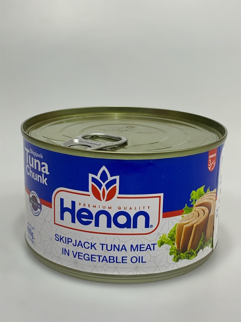 Henan Skipjack Tuna Meat In Vegetable Oil 400g