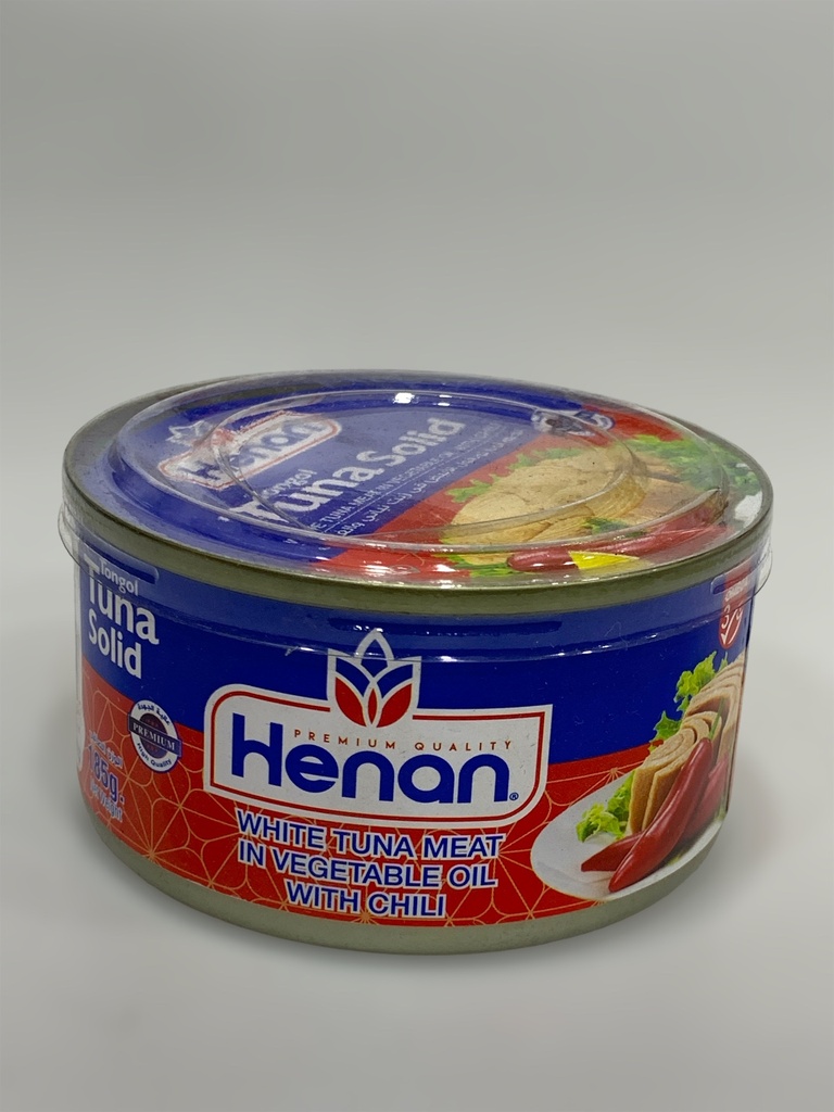 Henan White Tuna Meat In Vegetable Oil With Chili 170g