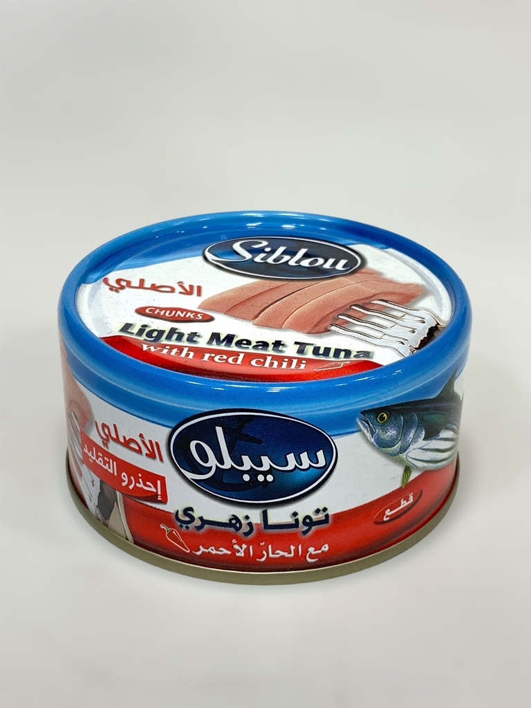 Siblou Light Meat Tuna With Red Chili Chunks 170g