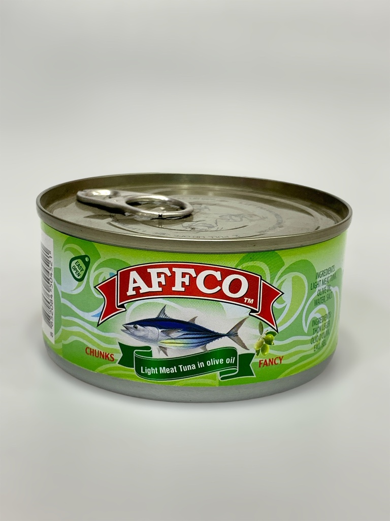 Affco Light Meat Tuna In Olive Oil Chunks Fancy 170g