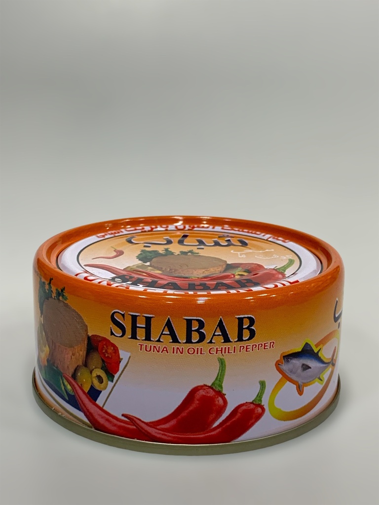 Shabab Tuna Fish In Oil Chili Pepper 160g