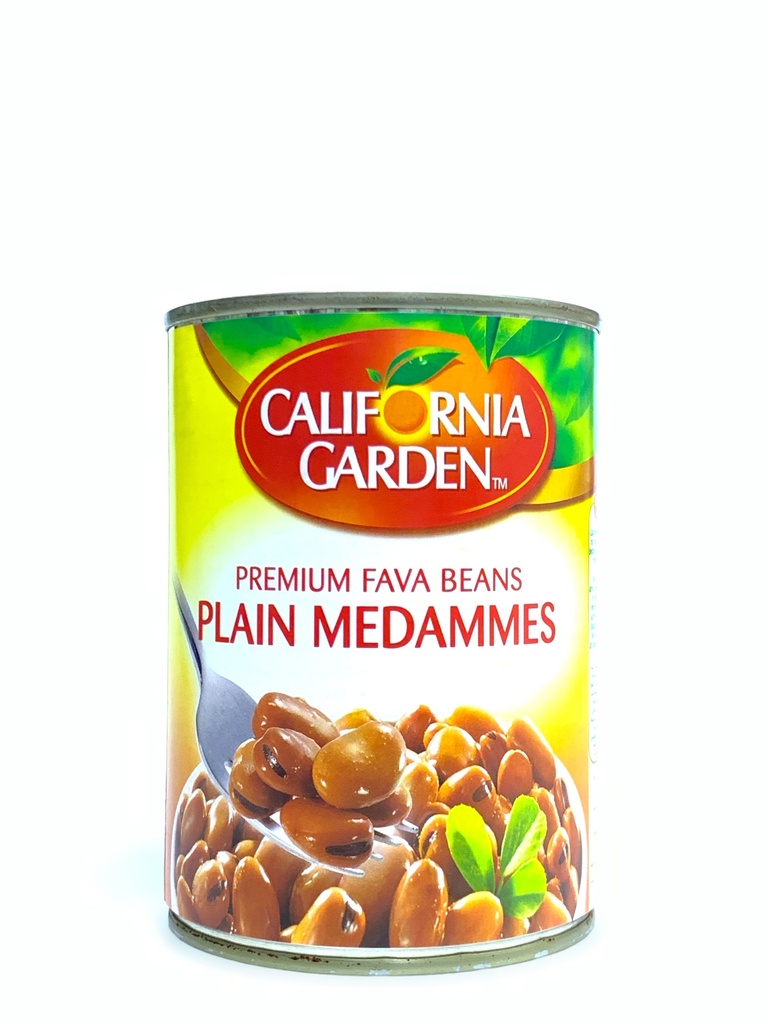 California Garden Premium Fava Beans Plain Medammes 400g