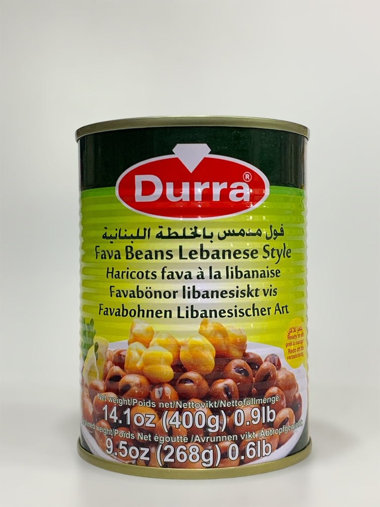 Durra Fava Beans Lebanese Style 400g