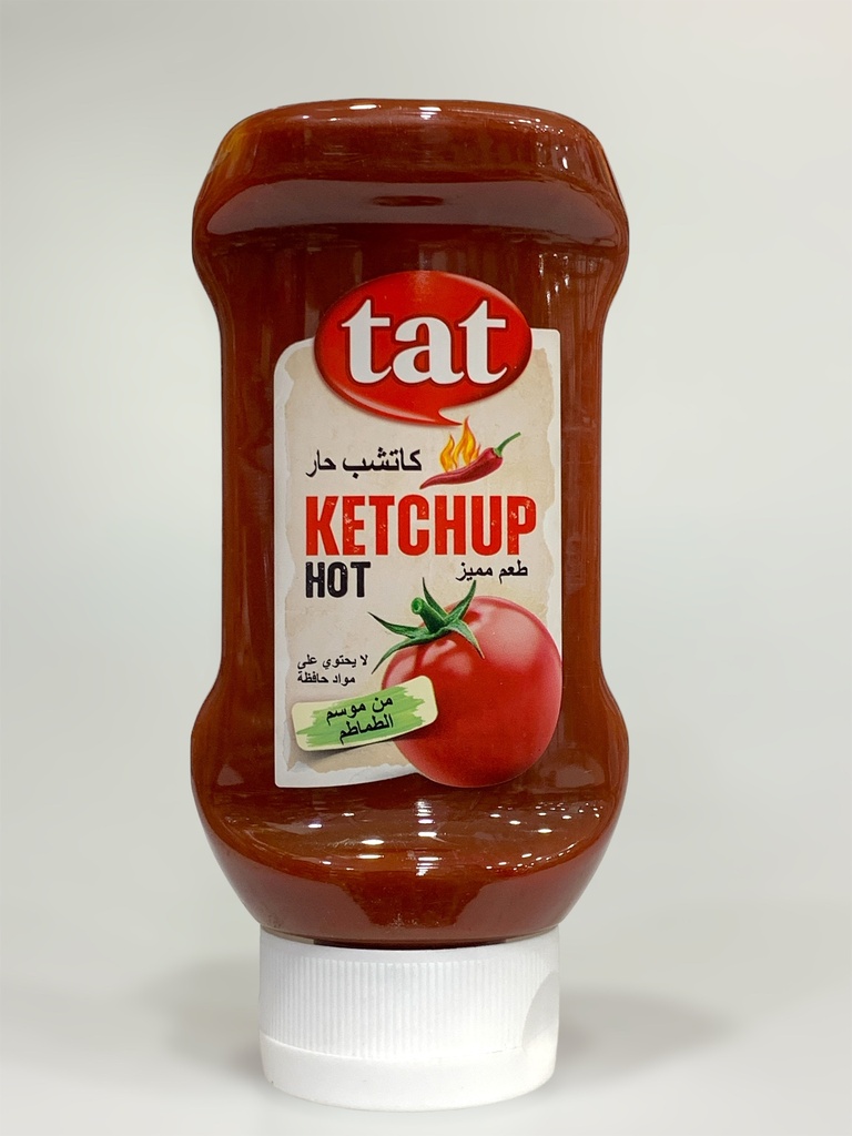 Tat Tomato Ketchup Hot 390g