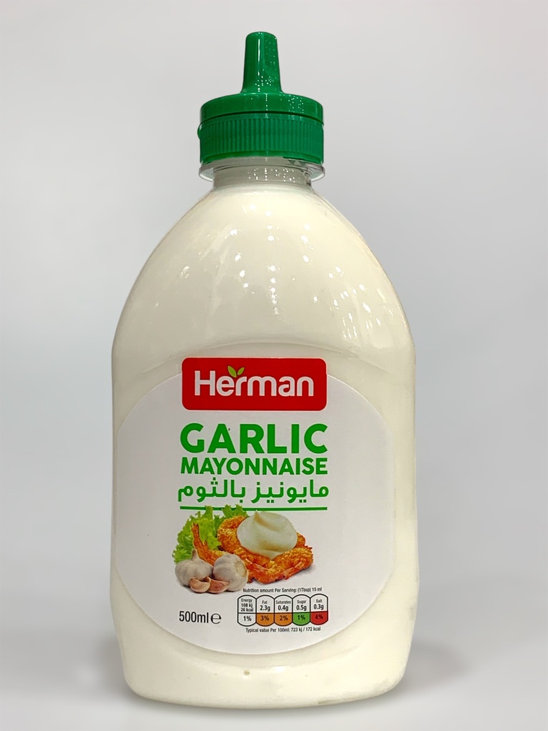 Herman Garlic Mayonnaise 500ml