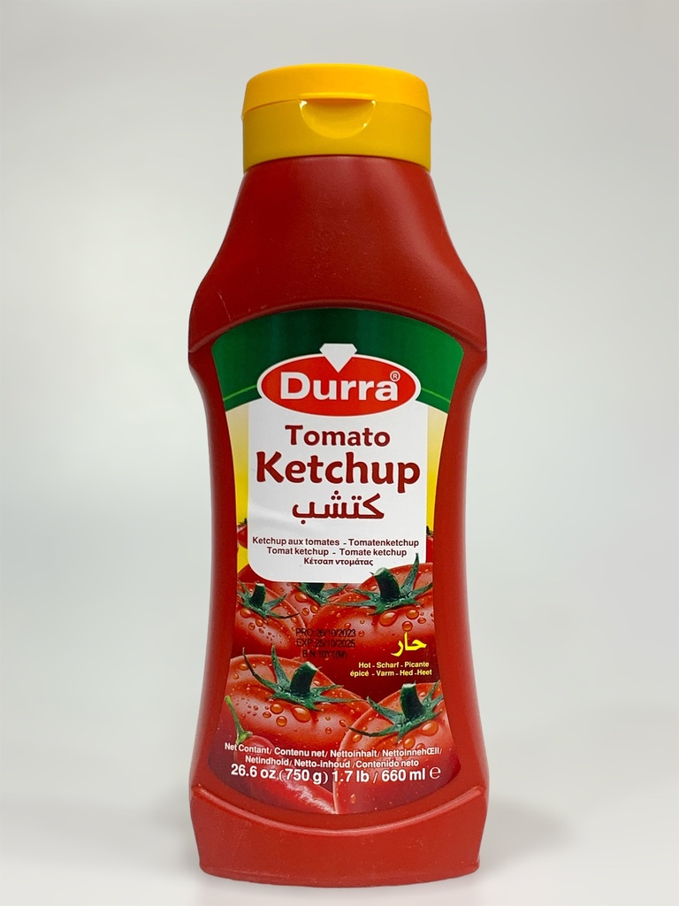 Durra Hot Tomato Ketchup 750g