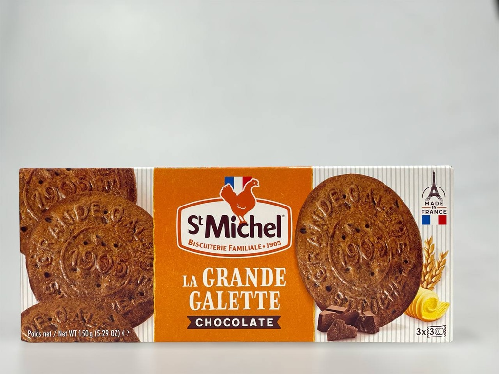 St Michel La Grande Galette Chocolate 3*3 150g