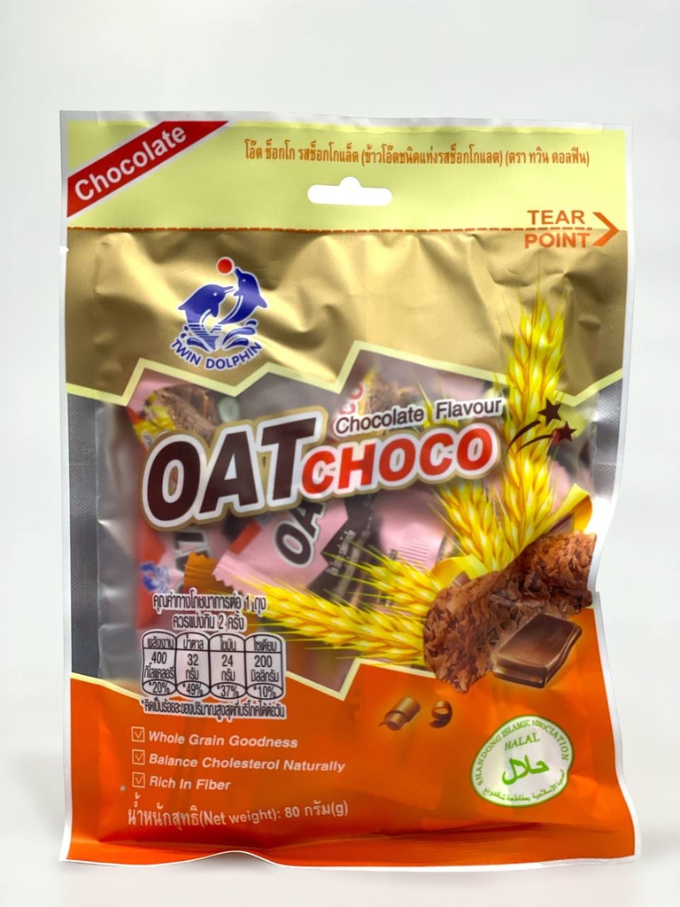 Twin Dolphin Chocolate Flavour Oat Choco 80g