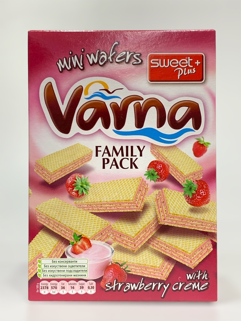 Sweet + Plus Family Pack With Strawberry Creme 260g