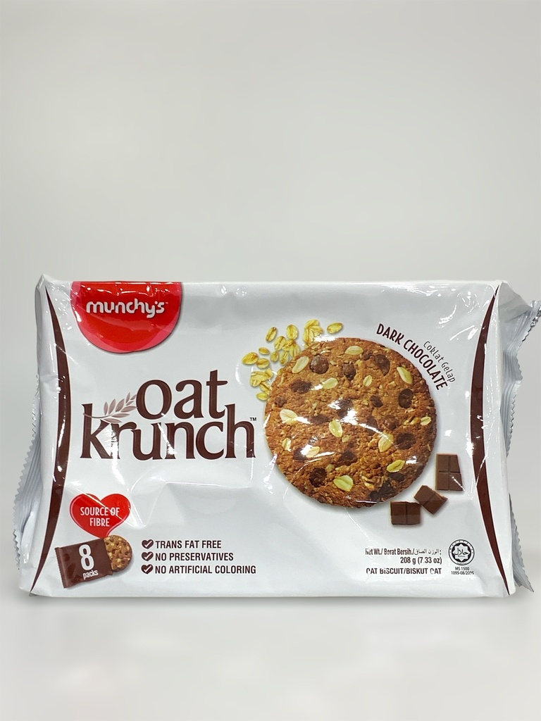 Munchy's Oat Krunch Dark Chocolate 208g