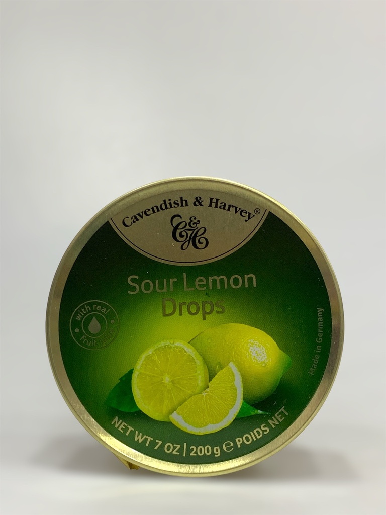 Cavendish And Harvey Sour Lemon Drops 200g