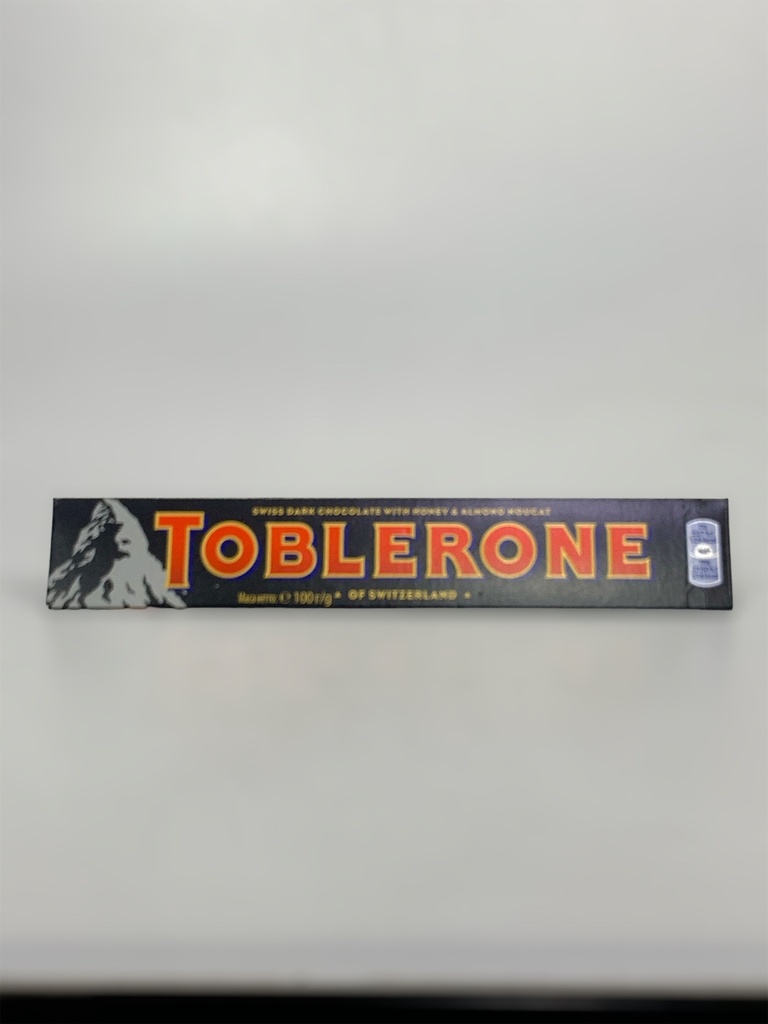 Toblerone Swiss Dark Chocolate With Honey And Almond Nougat Of Switzerland 100g