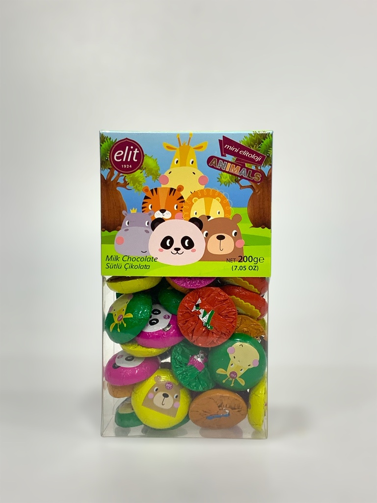 elit Mini Etimoloji Animals Milk Chocolate 200g