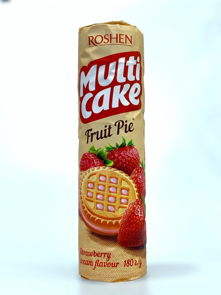 Roshen Multi Cake Fruit Pie Strawberry 180g