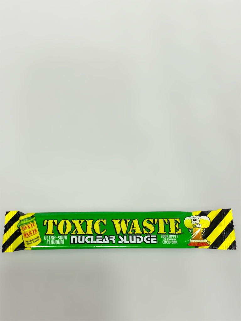 Toxic Waste Nuclear Sludge Sour Apple Flavour Chew Bar 20g