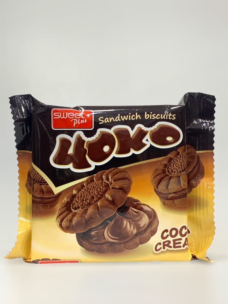 Sweet + Plus Sandwich Biscuits 4oko Cocoa Cream 76g