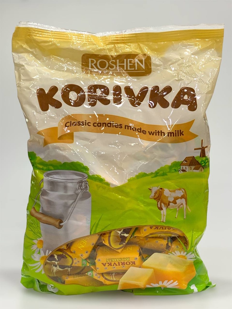 Roshen Korivka Classic Candies Made With Milk 66 Candies 1Kg