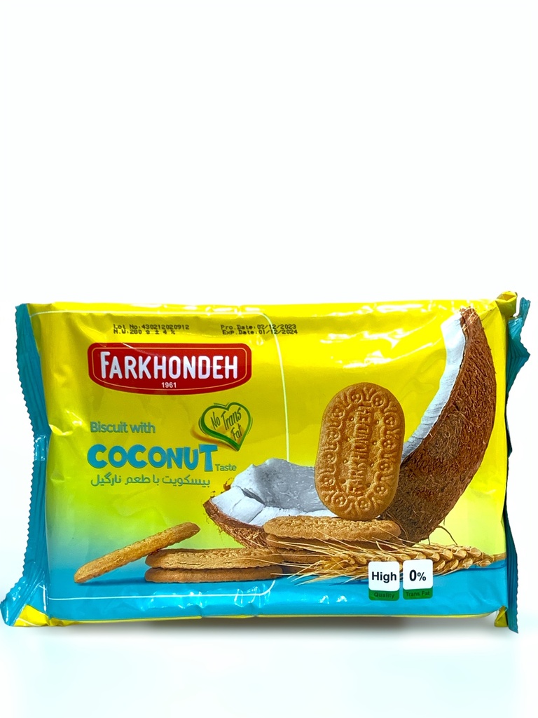 Farkhondeh Biscuit With Coconut Taste 280g