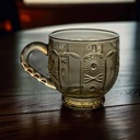 Glass Mug gold dm-204