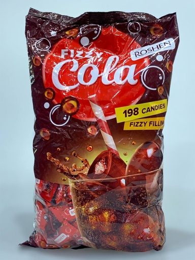 Roshen Fizzy Cola 198 Candies Fizzy Filling 1Kg