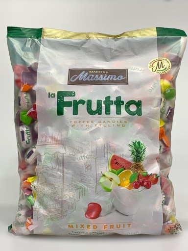 Massimo Frutta Toffee Candies With Filling Mixed Fruit 1Kg