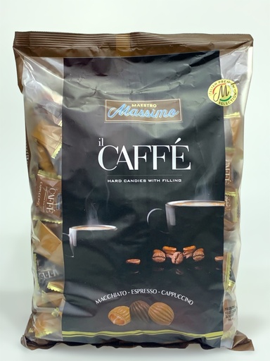 Massimo Cafe Hard Candies With Filling Macchiato Espresso Cappuccino 1Kg