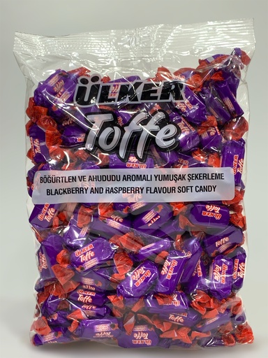 Ulker Toffee Blackberry And Raspberry Flavour Soft Candy 1Kg