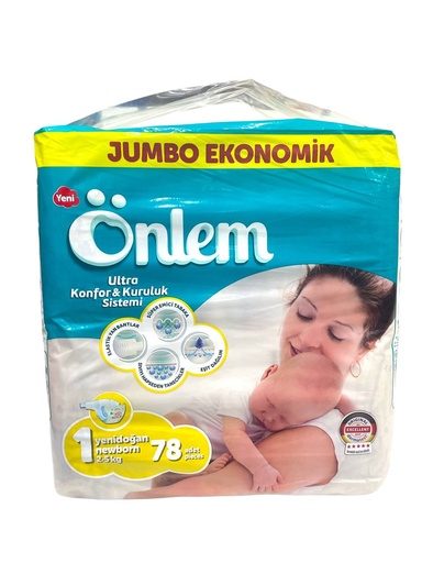 Onlem Diapers No.1 - 78Pcs