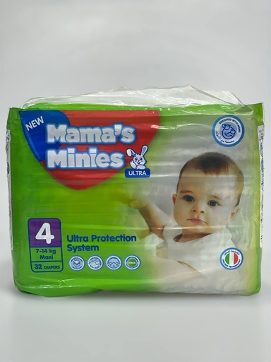 Mama's Minies Diapers No.4 - 32Pcs