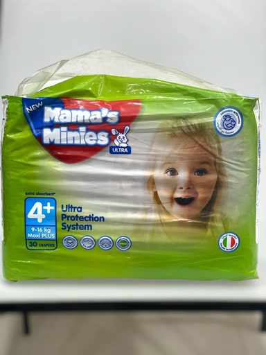 Mama's Minies Diapers No.4+ - 30Pcs