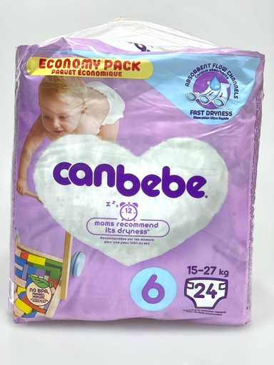 CanBebe Diapers No.6 - 24Pcs