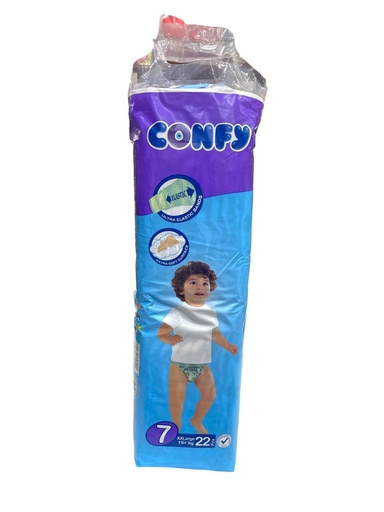 Confy Diapers No.7 - 22Pcs