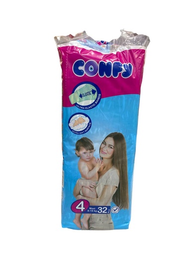 Confy Diapers No.4 - 32Pcs