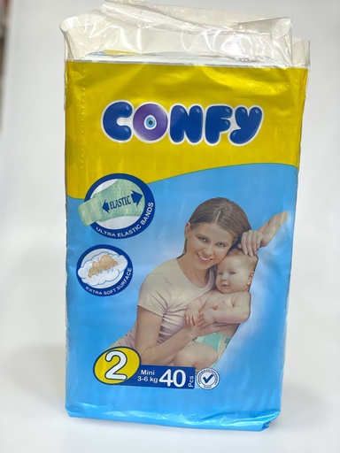 Confy Diapers No.2 - 40Pcs